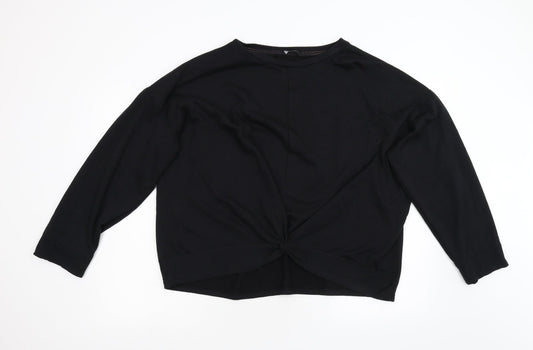 George Mens Black   Pullover Jumper Size L