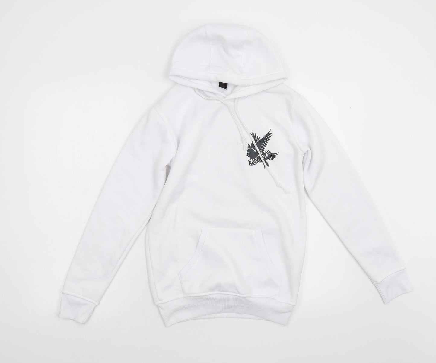 Cry Baby Womens White   Pullover Hoodie Size 2XS
