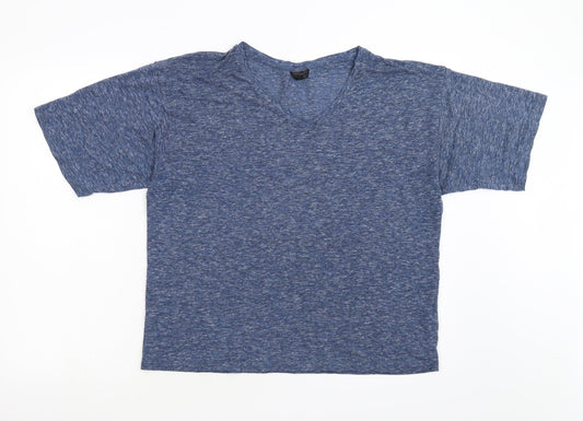 Topshop Womens Blue   Basic T-Shirt Size 8