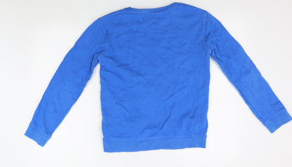 Preloved John Lewis Boys Blue   Pullover Jumper Size 13 Years - Back