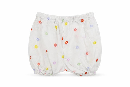marese Girls White   Cropped Trousers Size 6-9 Months  - shorts