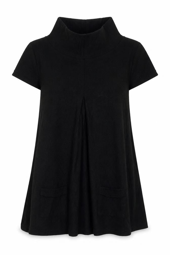 Miso Womens Black  Knit Pullover Jumper Size M