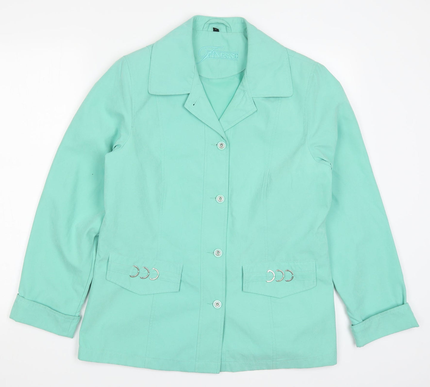 Finesse Womens Green   Jacket  Size 10