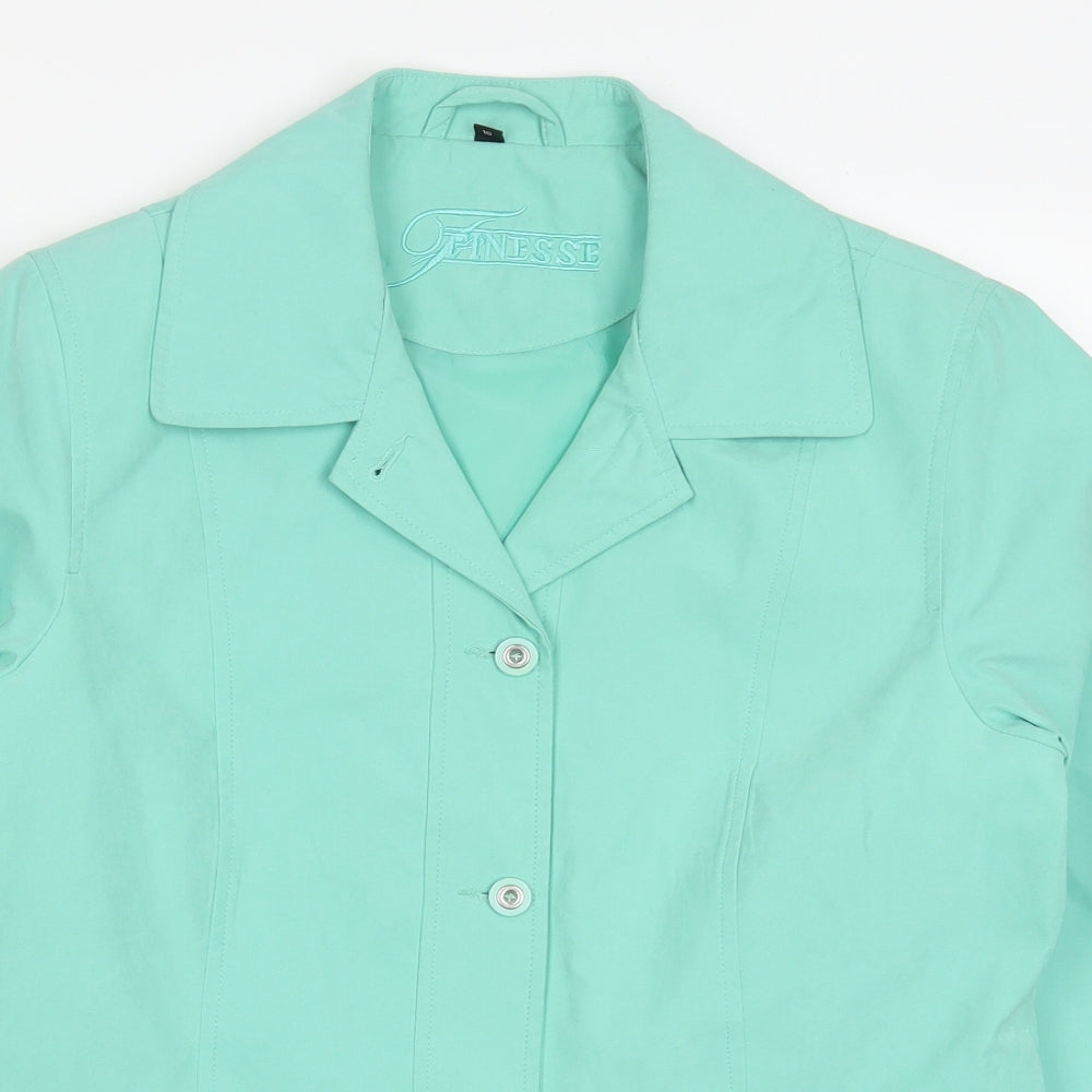 Finesse Womens Green   Jacket  Size 10
