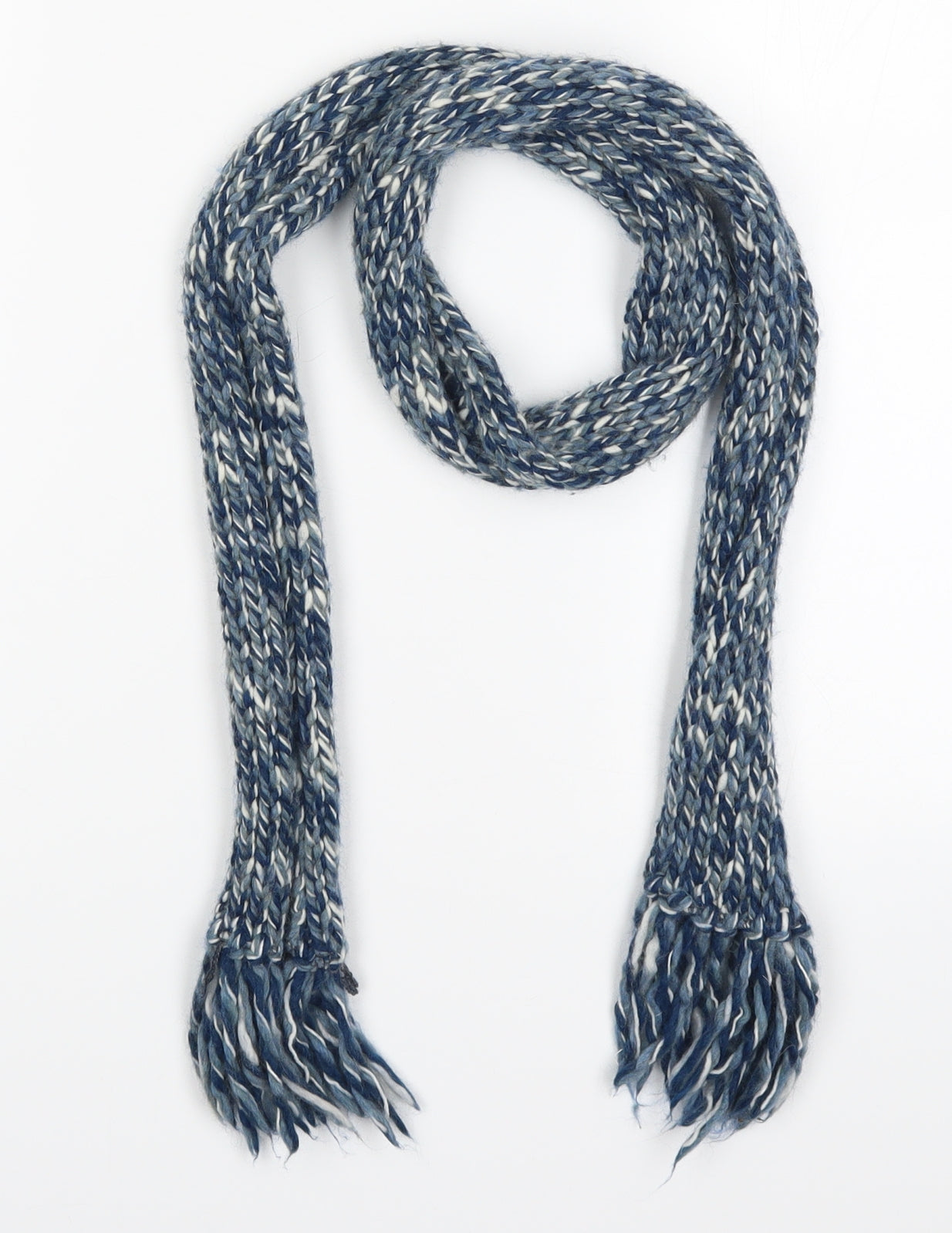Preworn Mens Blue   Rectangle Scarf Scarf One Size