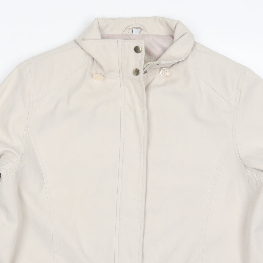 Joe Collection Womens Beige   Jacket Coat Size 14