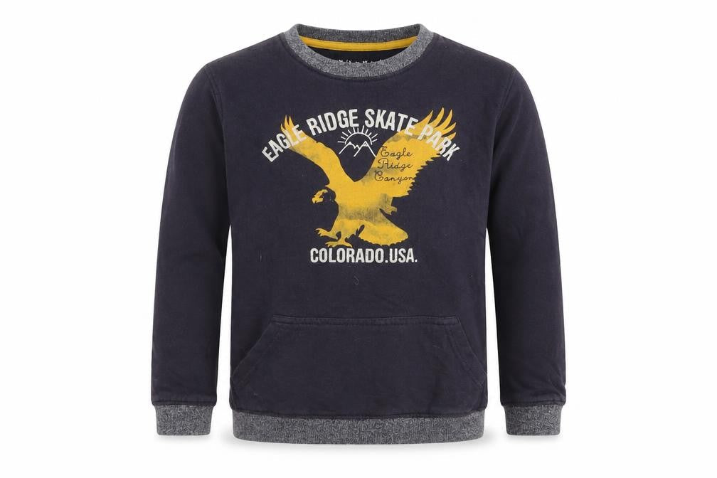 Nutmeg Boys Blue   Pullover Sweatshirt Size 7-8 Years  - Eagle Ridge Skatepark Colorado