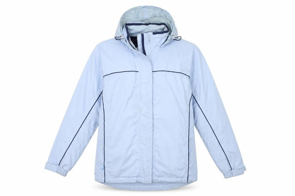 Crane Womens Blue   Rain Coat Coat Size M