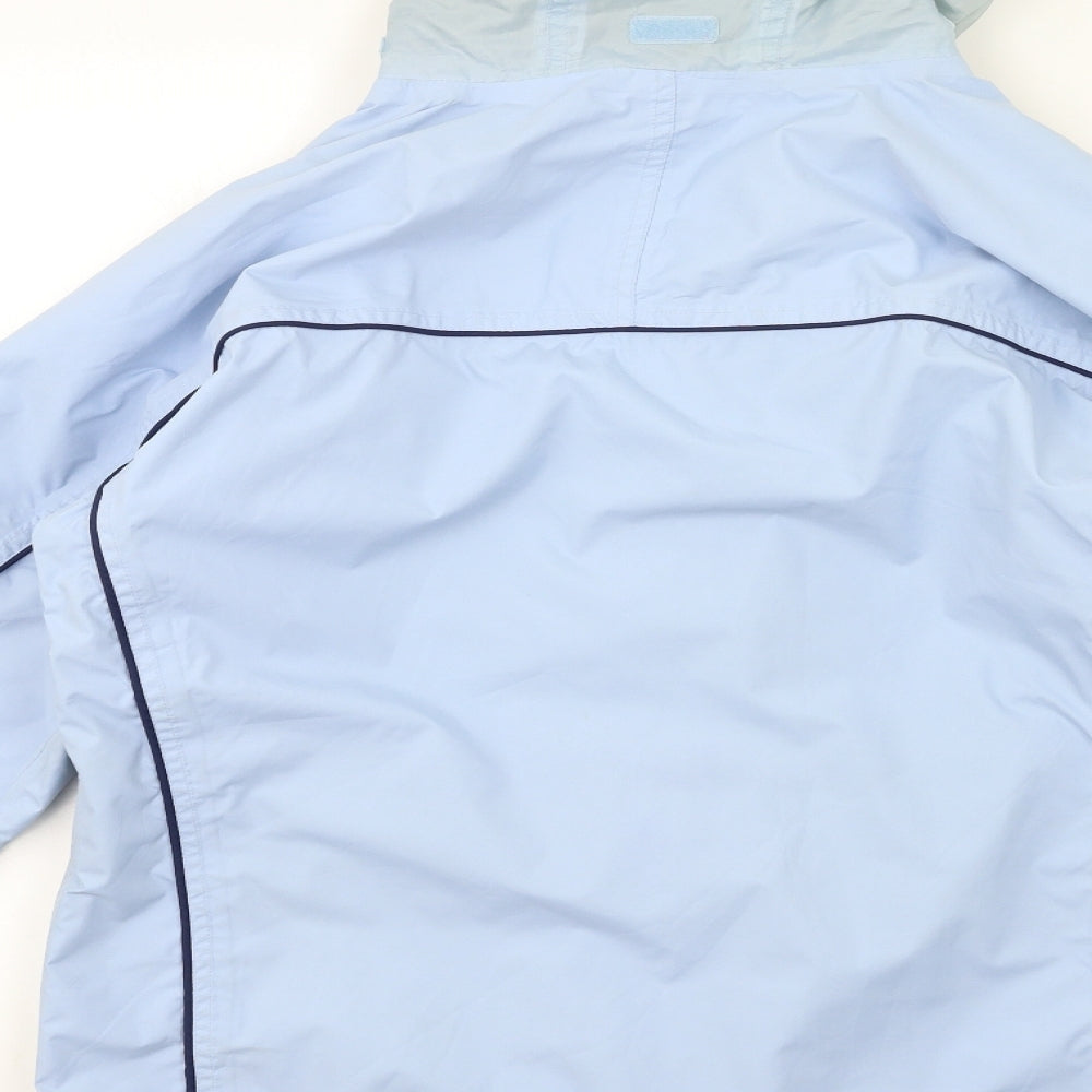 Crane Womens Blue   Rain Coat Coat Size M