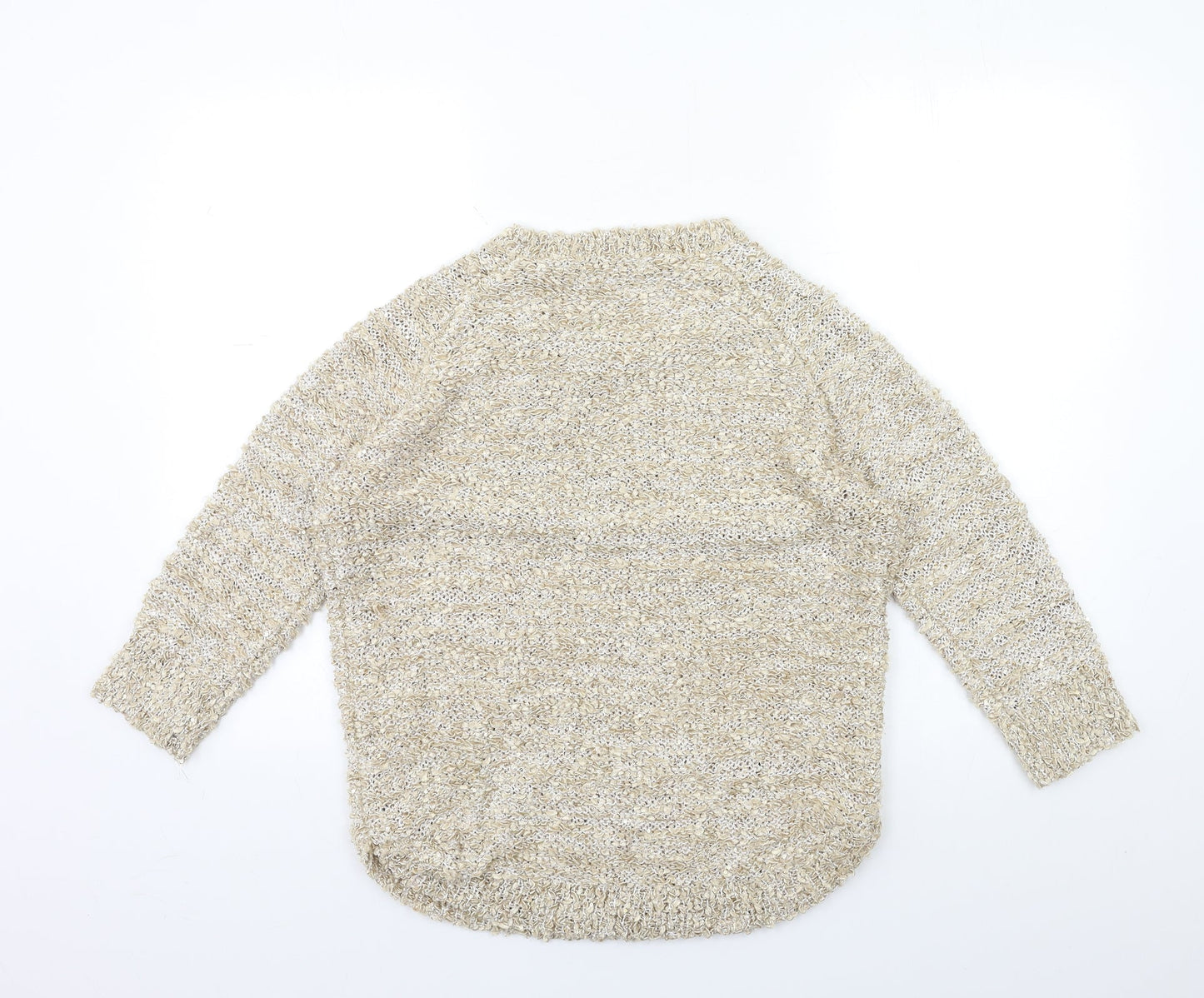Bonmarché Mens Gold  Knit Pullover Jumper Size S