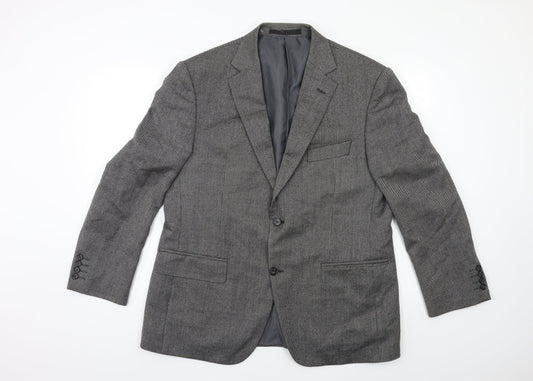 Impressions Mens Grey   Jacket Suit Jacket Size 42