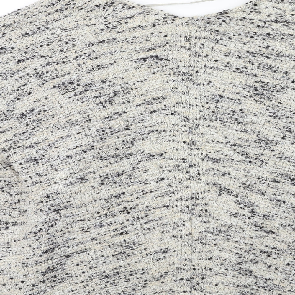 Primark Womens Grey  Knit Cardigan Jumper Size 14