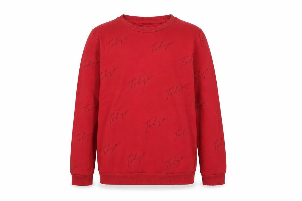 Primark Boys Red   Pullover Sweatshirt Size 10 Years