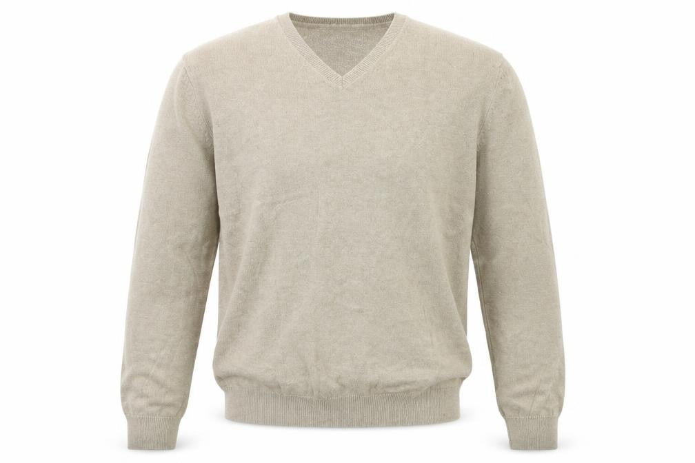 Marks & Spencer Mens Beige  Knit Pullover Jumper Size L