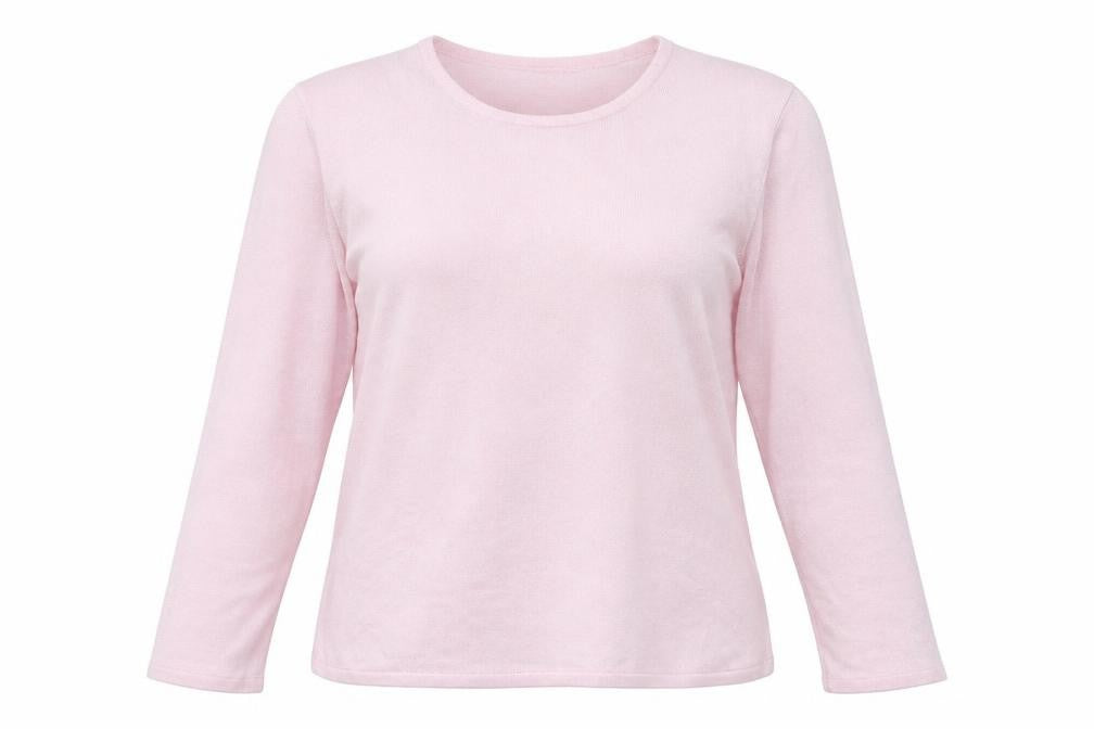 Bonmarché Womens Pink Knit Pullover Jumper Size L