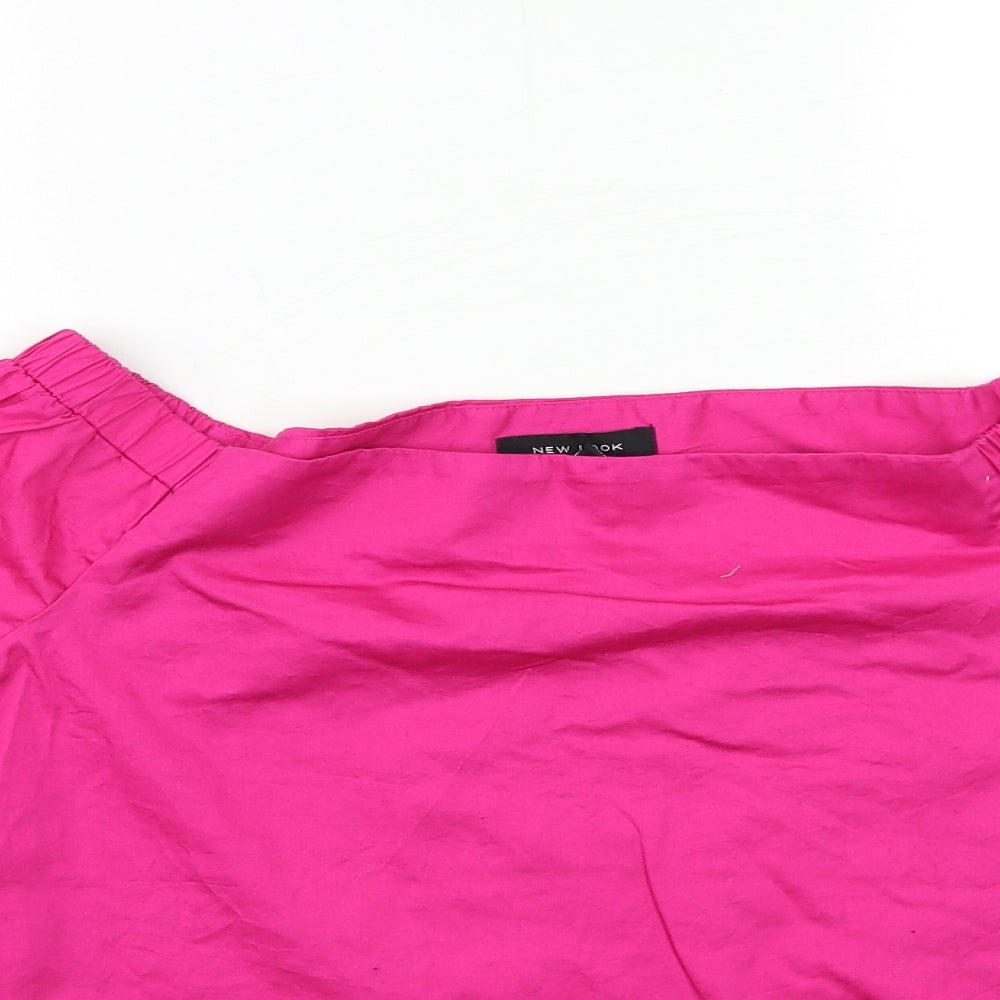 New Look Womens Pink   Basic Blouse Size 12