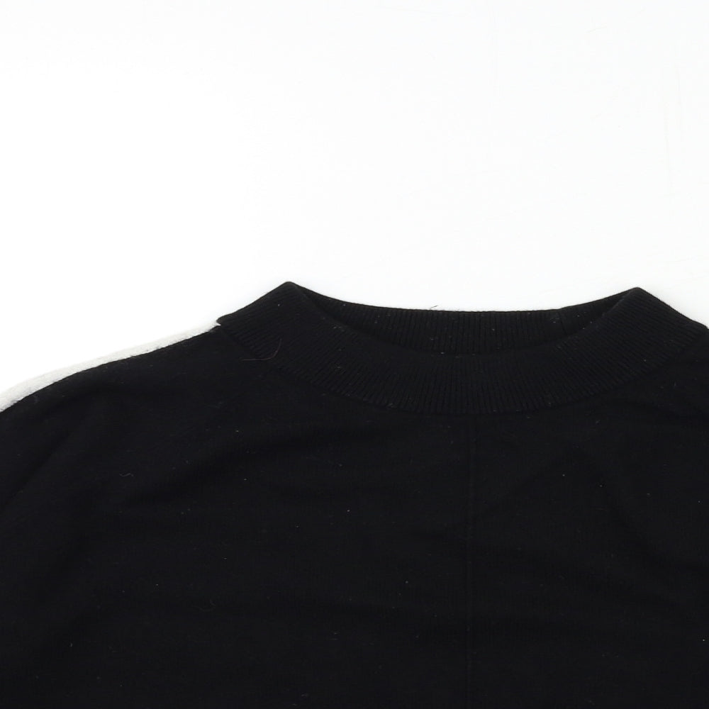 Jack Wills Womens Black  Knit Pullover Jumper Size 10