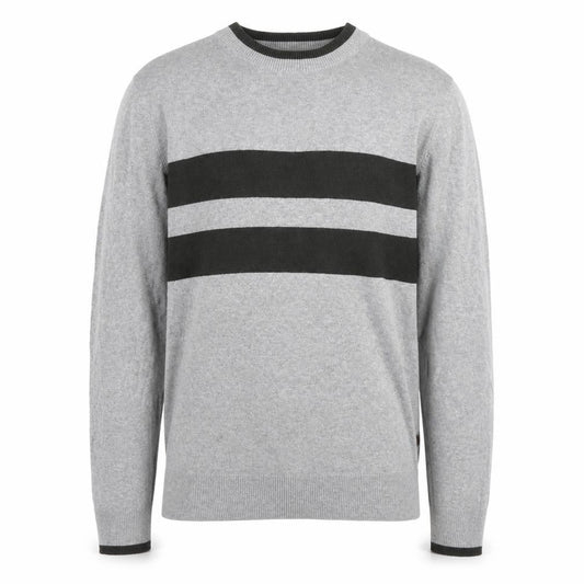 H&M Mens Grey  Knit Pullover Jumper Size L
