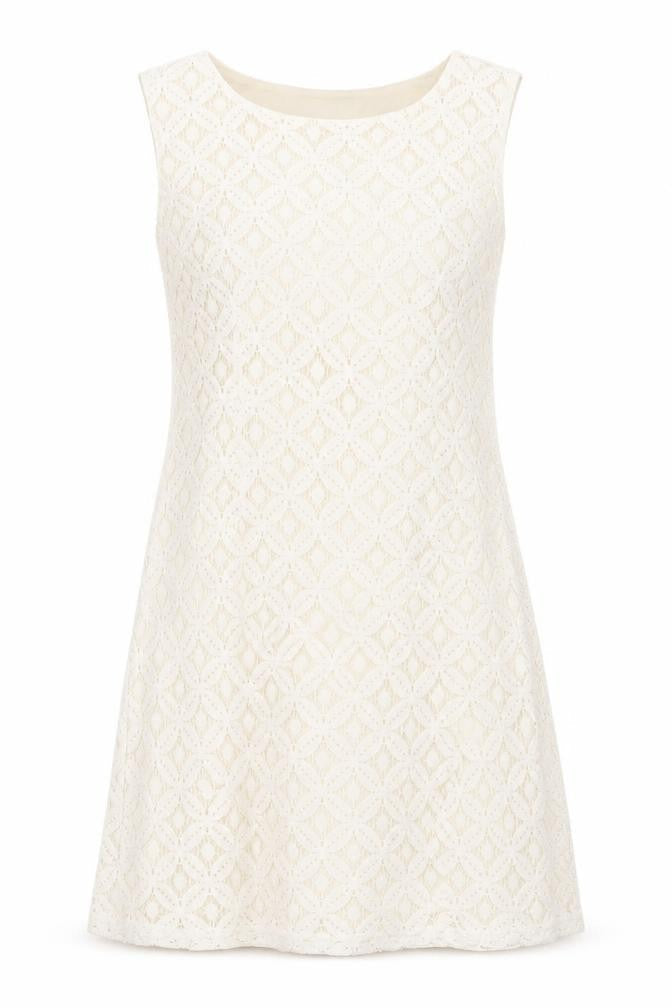 Pinky Womens Ivory   A-Line  Size M