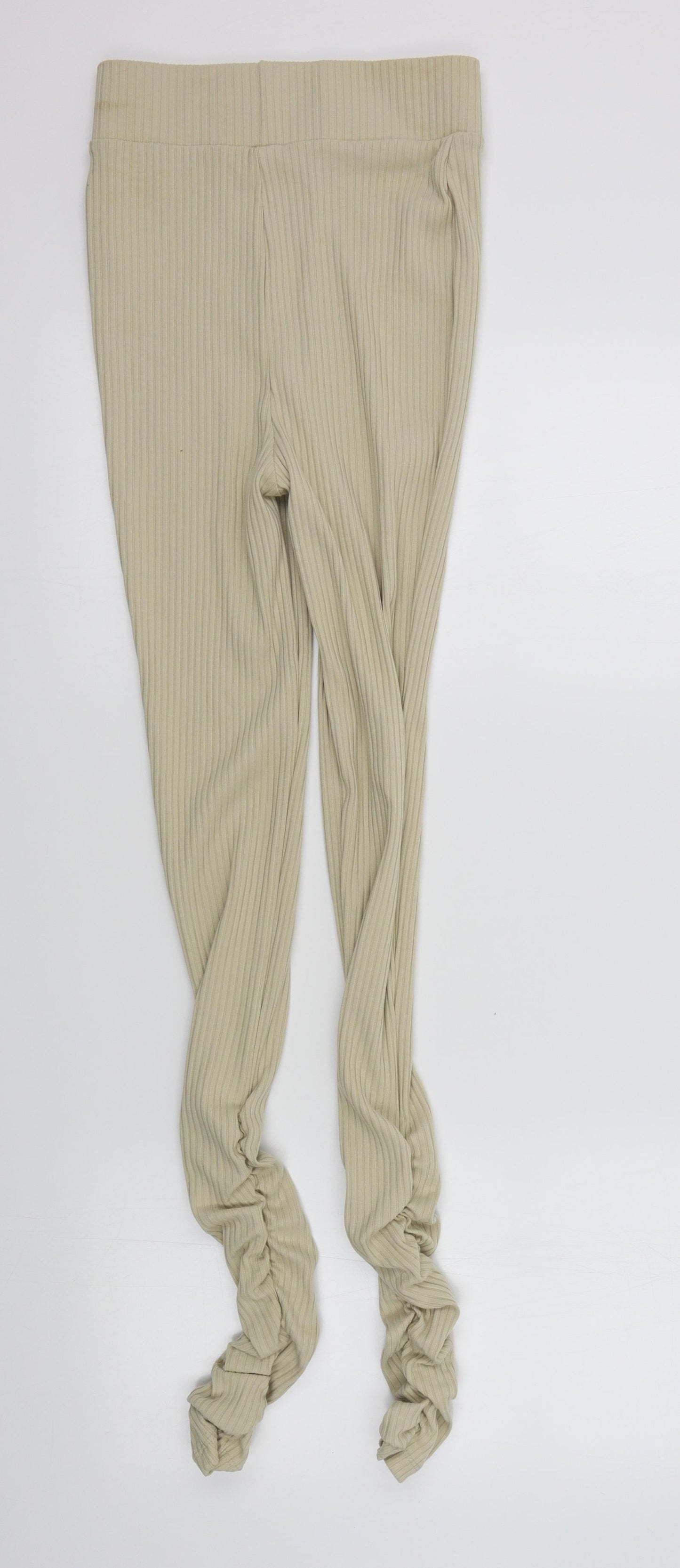 plouise Womens Beige Colourblock  Jegging Leggings Size S L31 in
