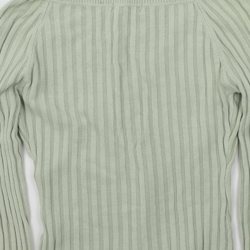 Krisp Womens Green   Pullover Jumper Size S