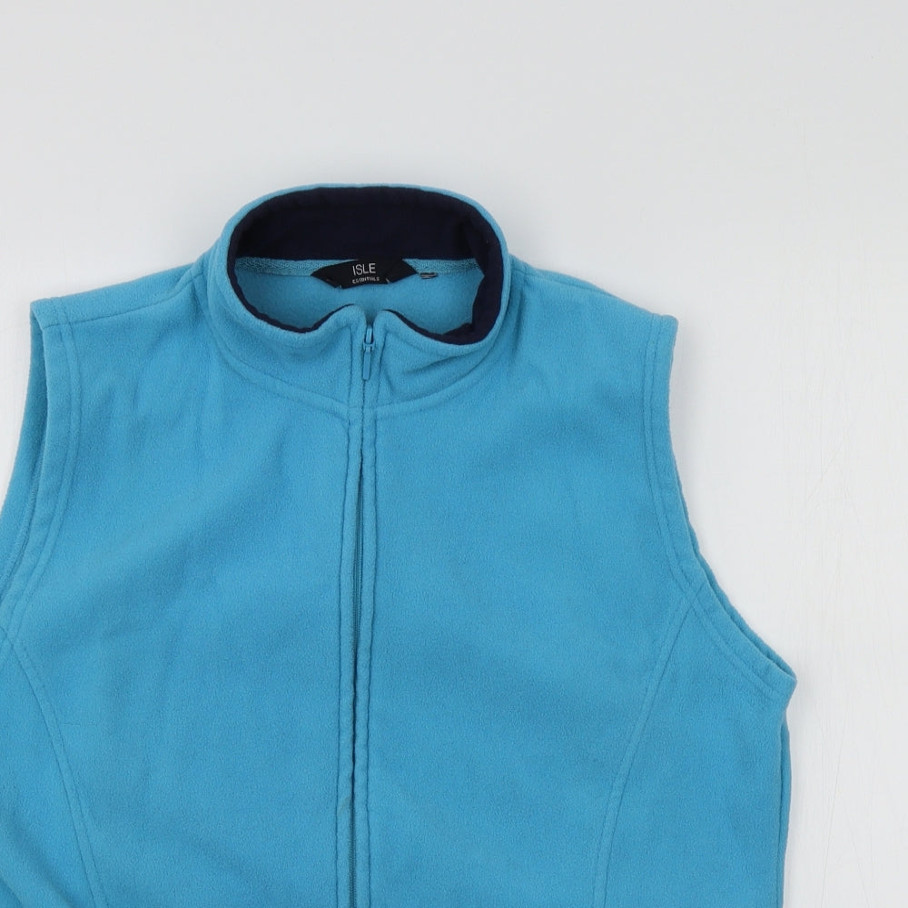 isle Womens Blue   Jacket Waistcoat Size M