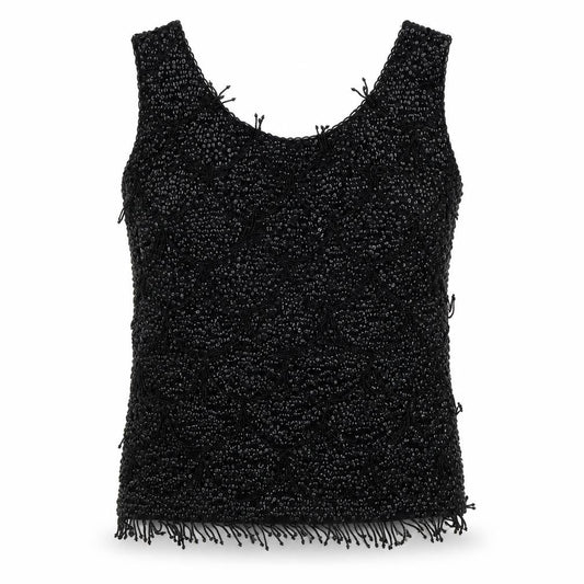 Central Park West Womens Black Colourblock  Basic T-Shirt Size 40