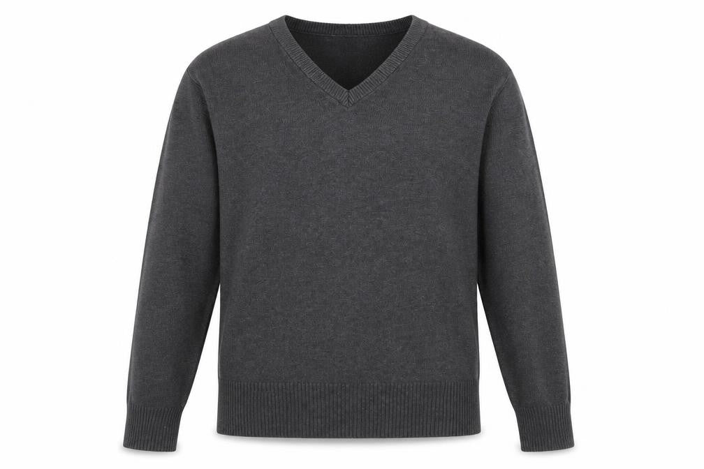 Tru Tex Mens Grey   Pullover Jumper Size S