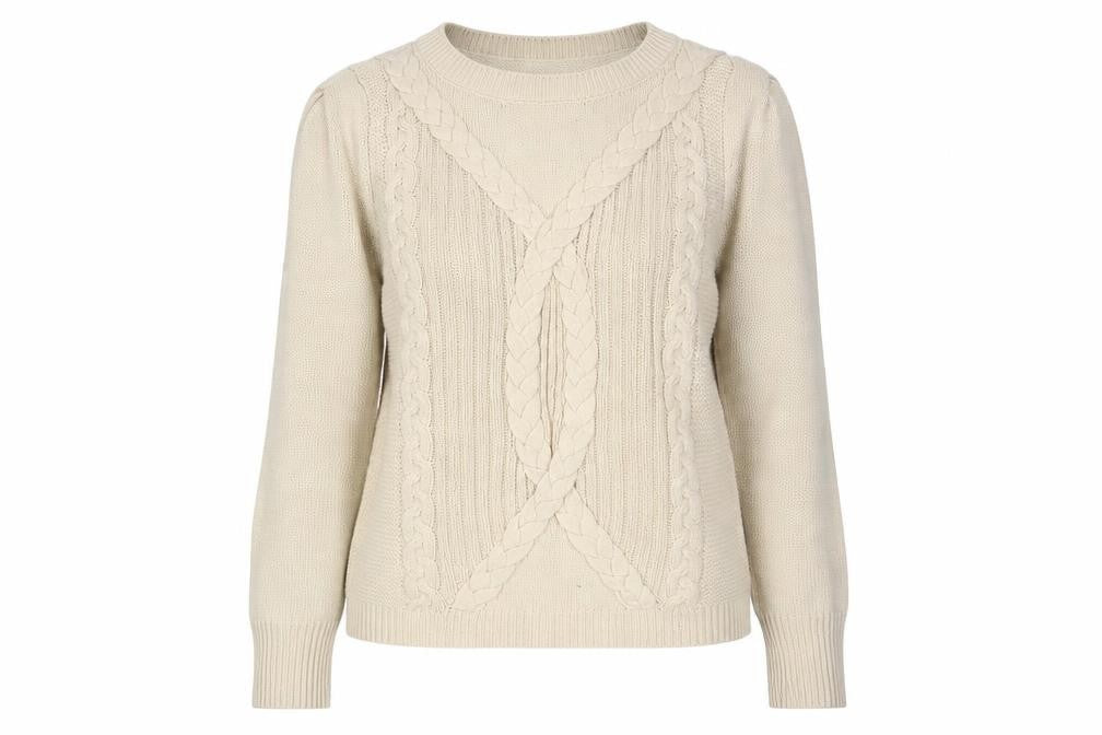 VILA Womens Beige   Pullover Jumper Size M