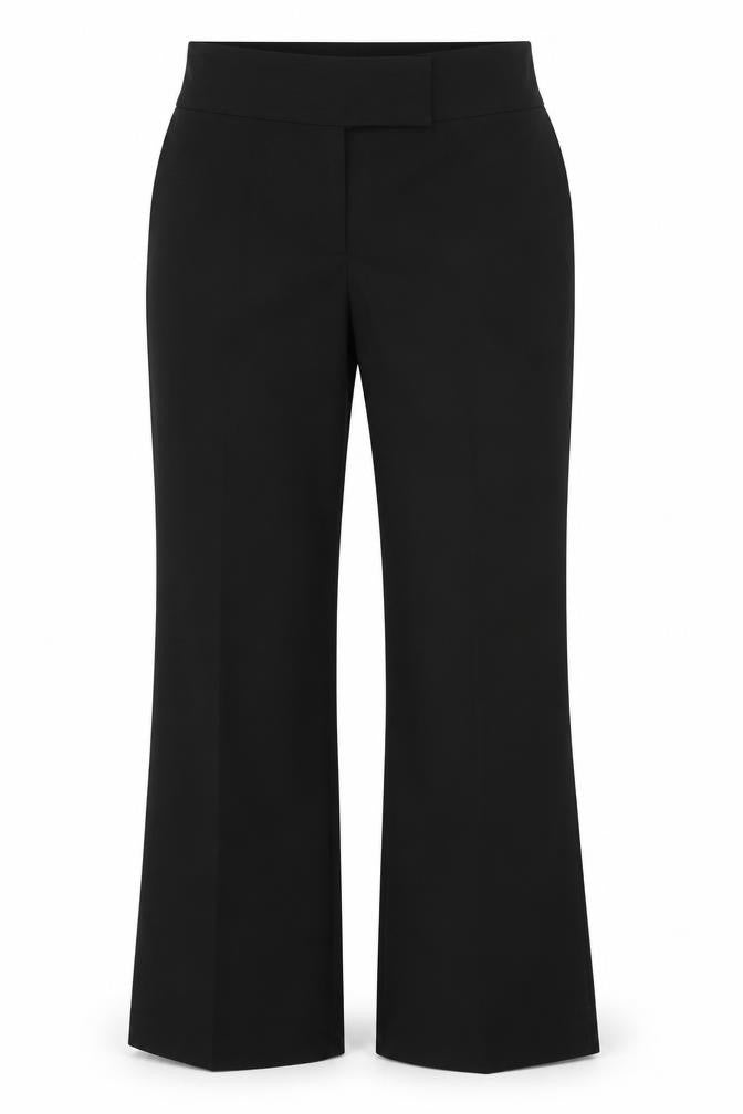 Preworn Womens Black   Trousers  Size 12 L28 in