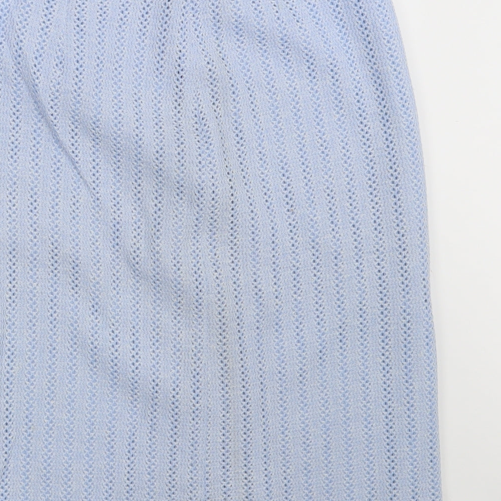 Preworn Womens Blue   Straight & Pencil Skirt One Size