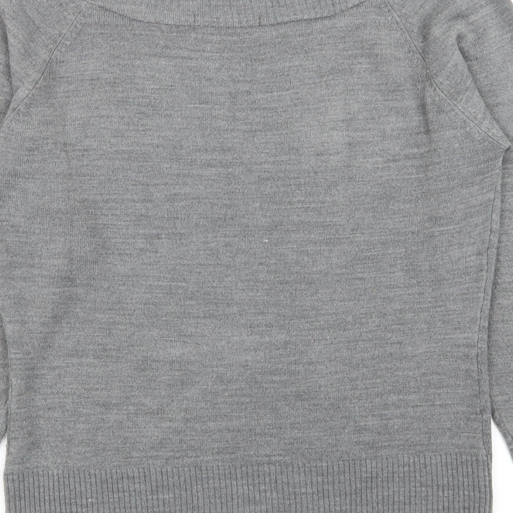 M&S Womens Grey   Pullover Jumper Size 10
