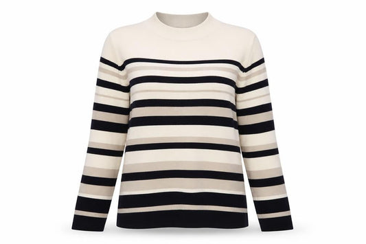 Bonmarché Womens Multicoloured Striped Pullover Jumper Size L