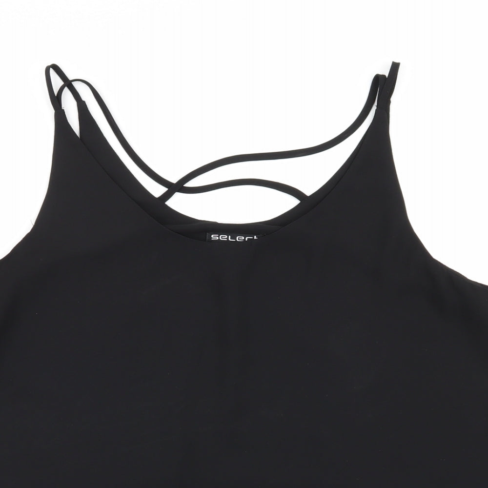 Select Womens Black   Basic Blouse Size 16