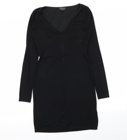 Topshop Womens Black   A-Line  Size 10