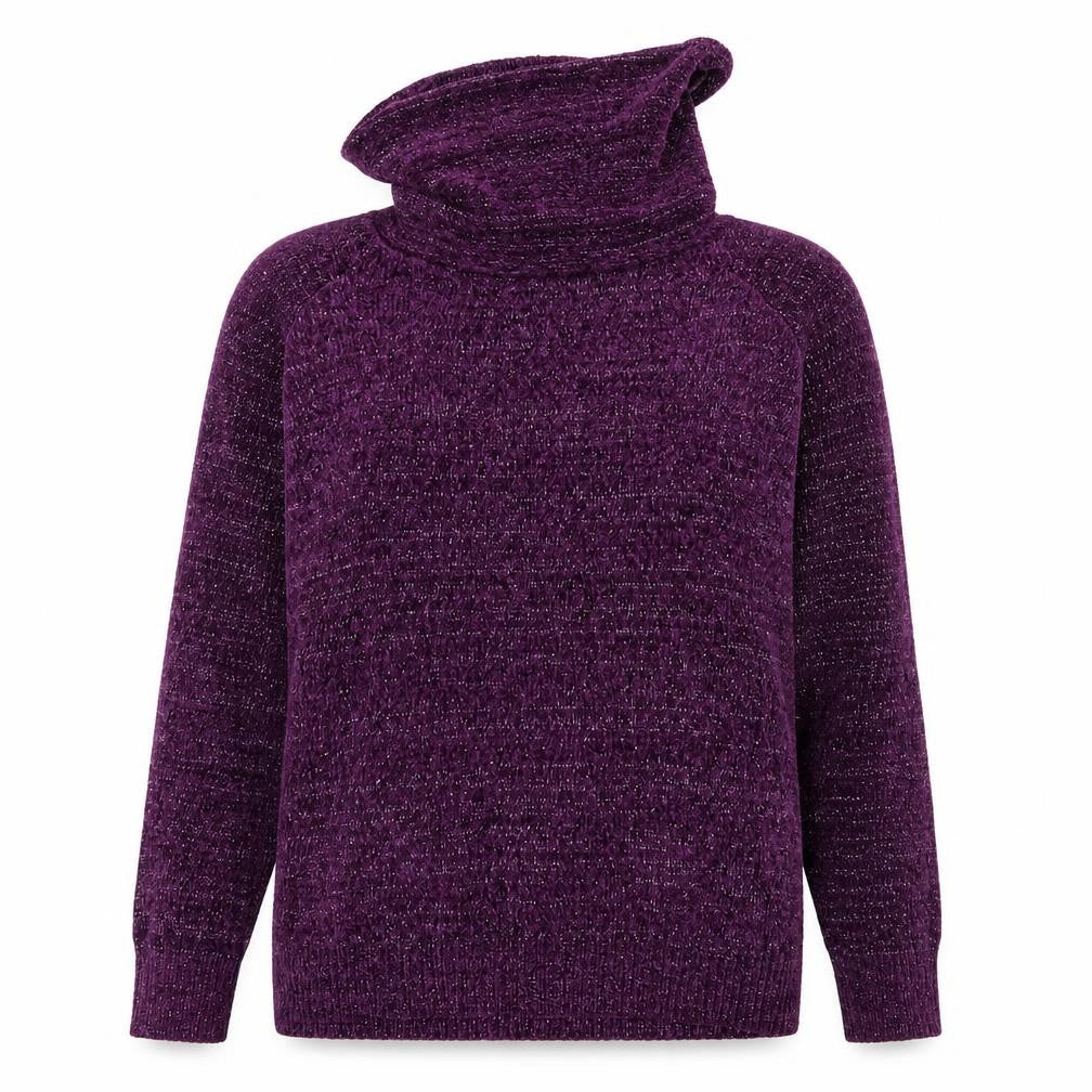 anna rose Womens Purple   Pullover Jumper Size L