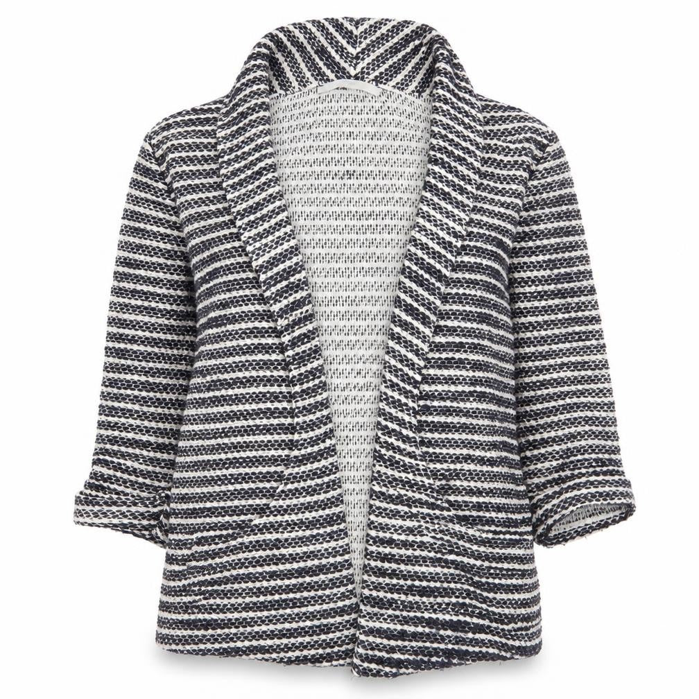 Asda George Womens Multicoloured Striped  Cardigan Jumper Size 8