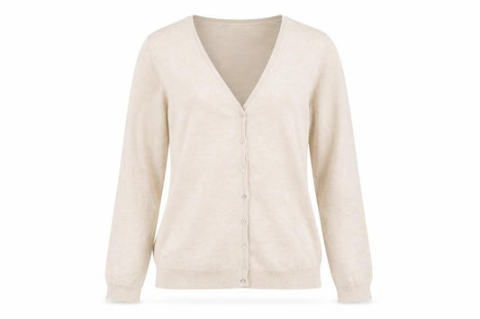 encuentro Womens Beige   Cardigan Jumper Size S