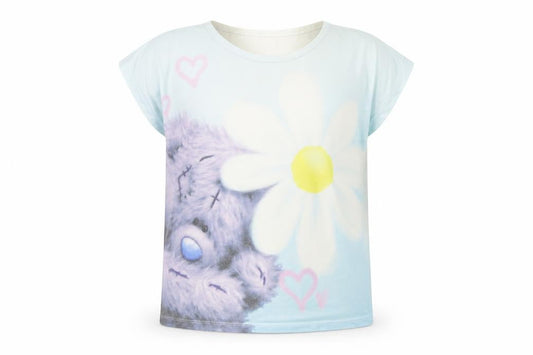 M &S Girls White   Top Pyjama Top Size 13-14 Years  - Tatty teddy