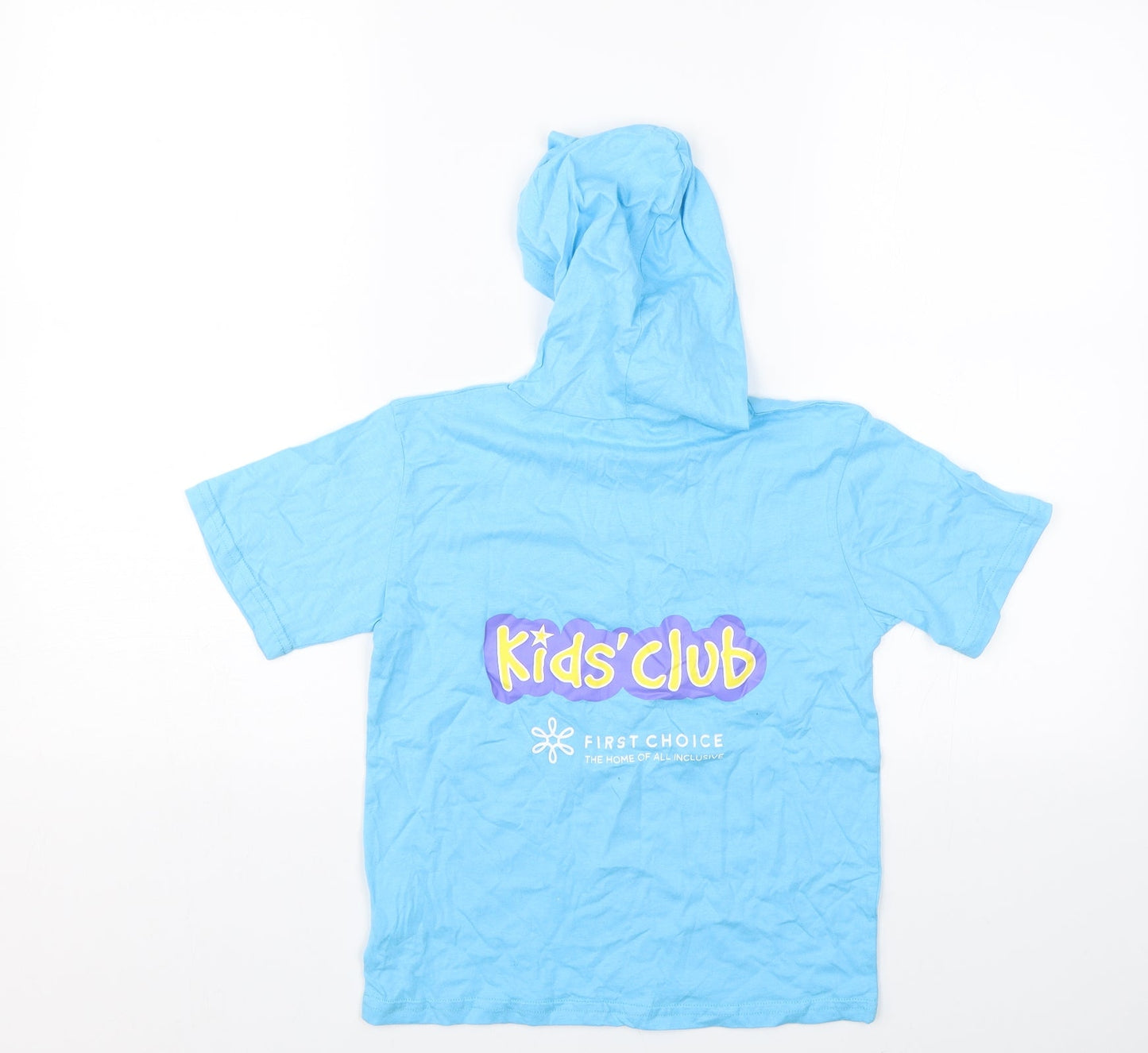 First Choice Girls Blue   Basic T-Shirt Size 7 Years