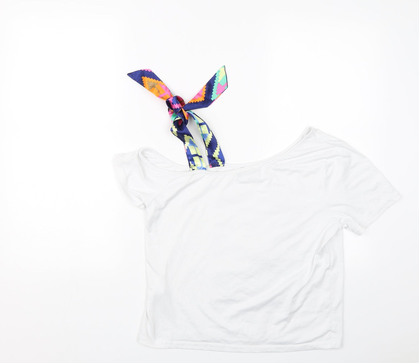 Shien Womens White   Basic T-Shirt Size S