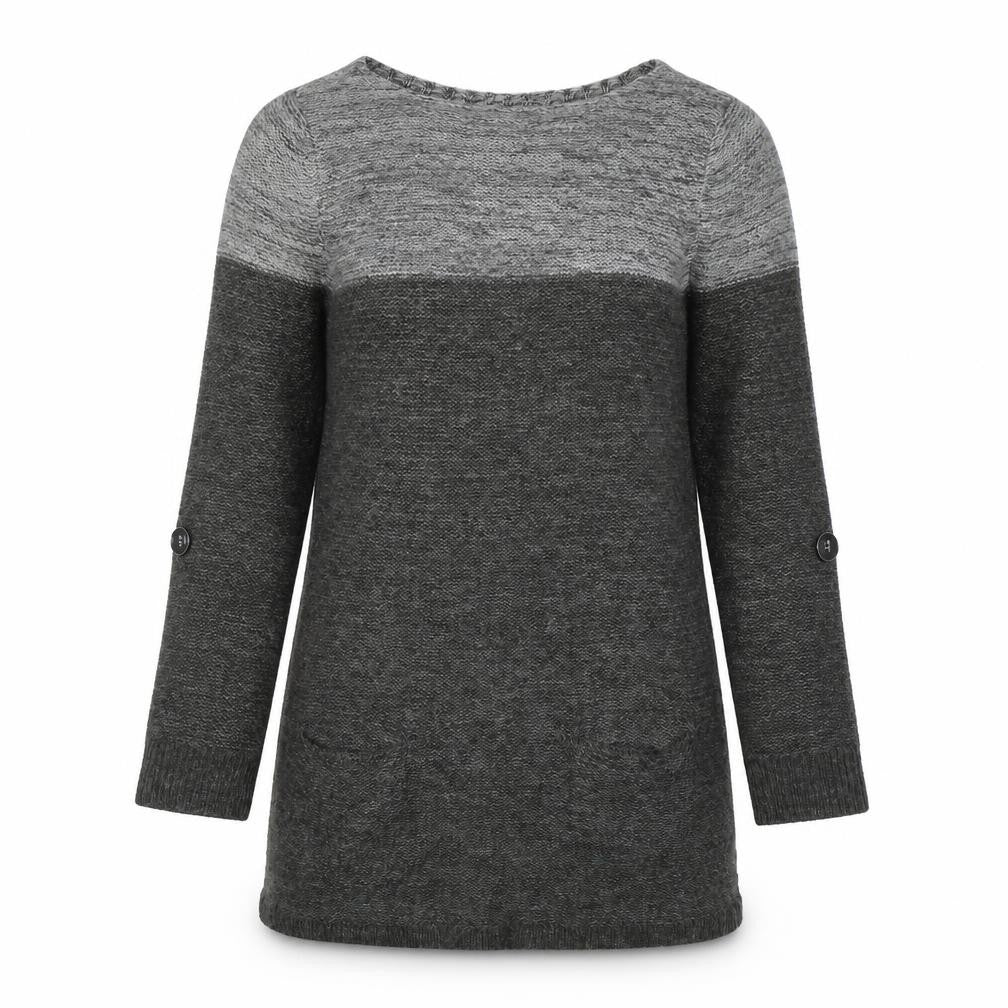 BHS Womens Grey  Knit Pullover Jumper Size 10