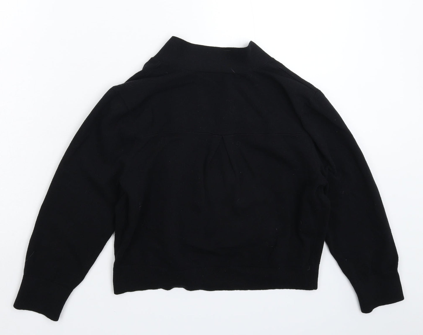 Wallis Womens Black  Knit Cardigan Jumper Size M