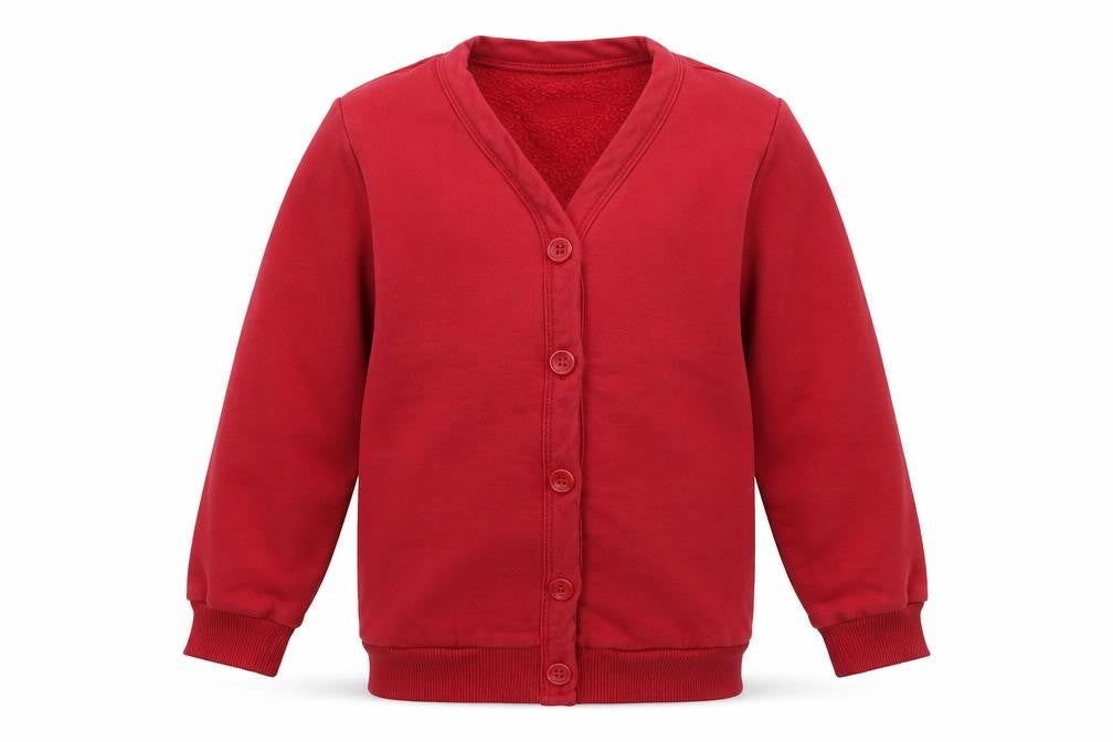 TU Boys Red   Track Jacket Jacket Size 6 Years