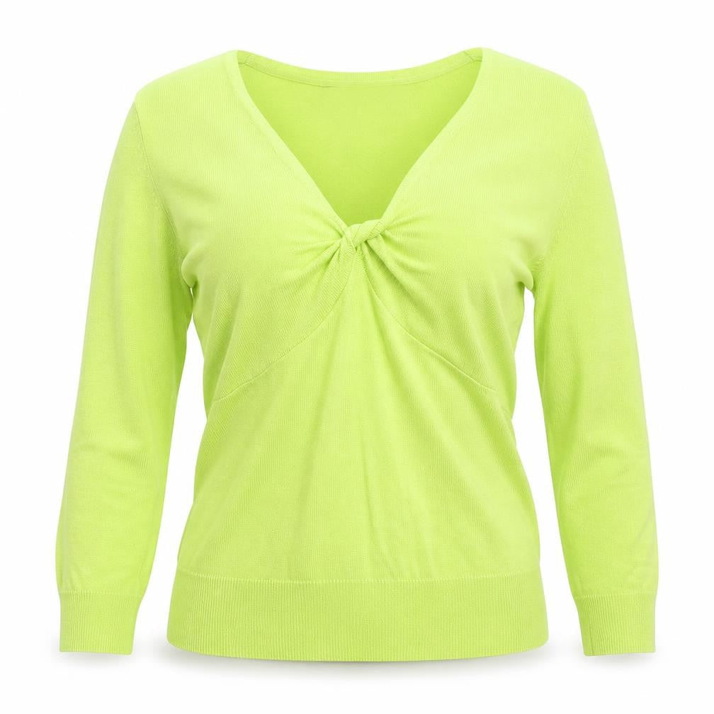John Lewis Womens Green  Knit Pullover Jumper Size 10