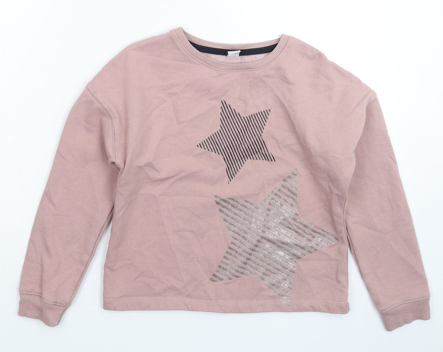 TU Boys Grey Geometric  Pullover Sweatshirt Size 10 Years