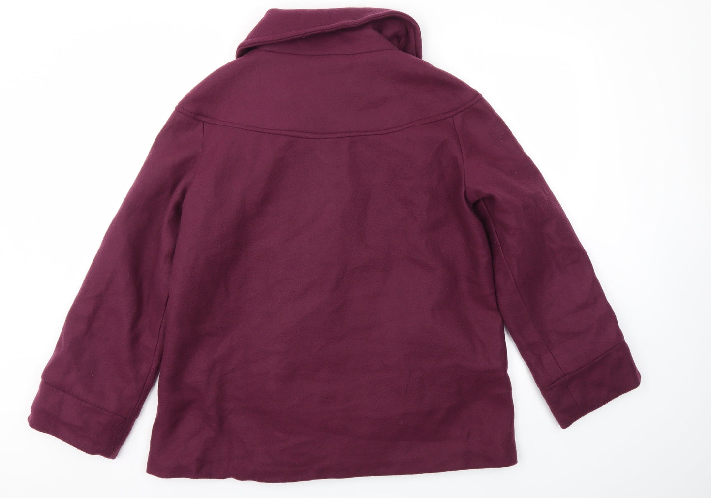 Anne De Lancay Womens Purple   Jacket Coat Size 14