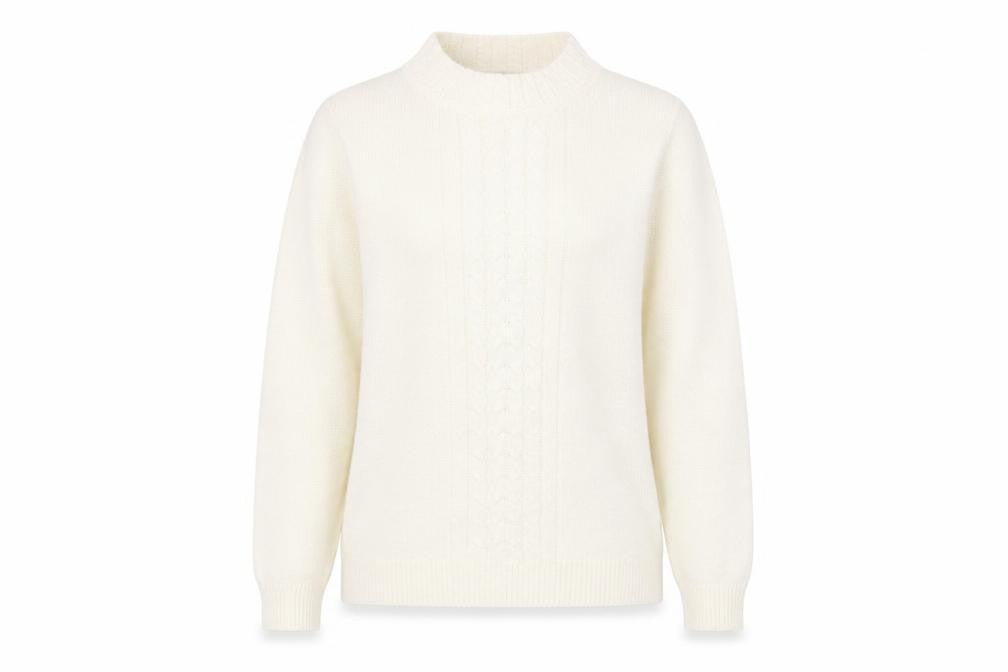 EWM Womens Ivory   Pullover Jumper Size S