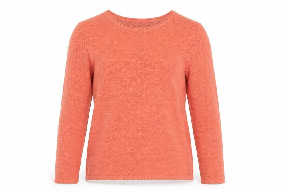Afibel Womens Orange   Pullover Jumper Size 10