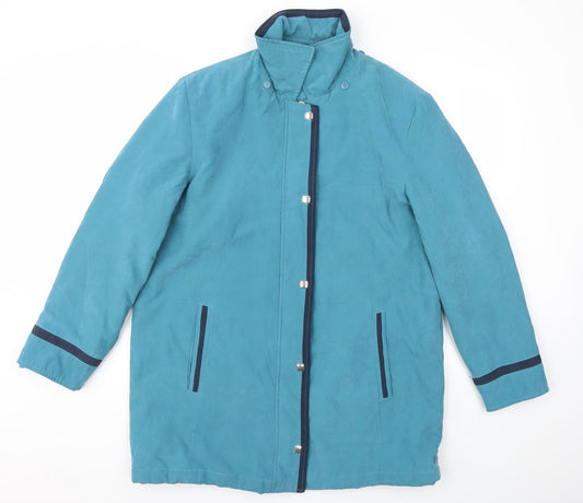 ELEGANCE Womens Blue   Jacket Coat Size 14